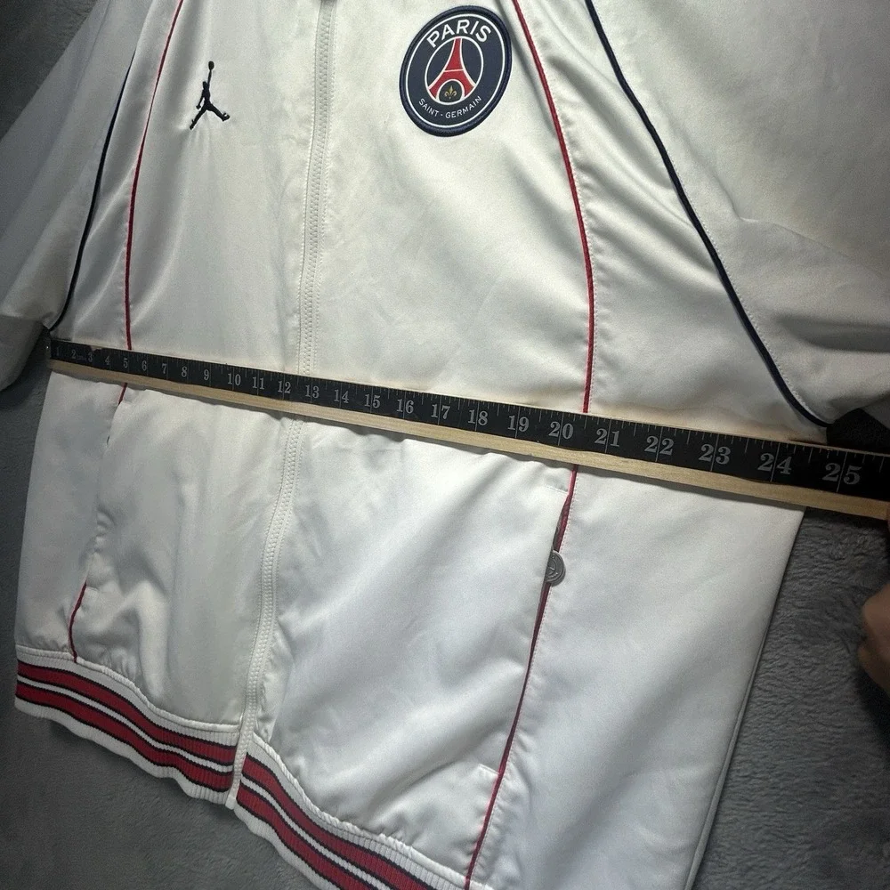 Jordan Nike Paris Saint Germain 2021 Anthem Jacket Men's‎ Large White DB6485-100